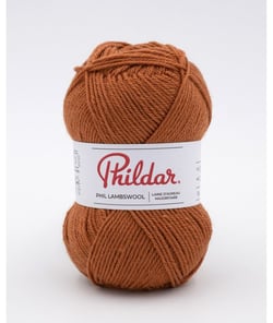 Pelote de laine d'Agneau à tricoter Phil Lambswool - Phildar Terre Battue