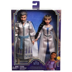 Coffret 2 poupées roi magnifico et reine amaya de rosas - disney wish, asha - mattel - hrc18