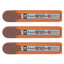 Mine de rechange pour porte-mine PILOT - ENO 2B - 0,5 mm - Lot de 3 étuis de 12 mines