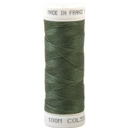 Fil à coudre polyester 100m made in France - vert if 553