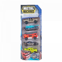Pack 5 véhicules city force metal machine - ZURU