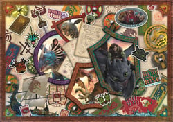 Puzzle 1000 pièces - Comment Dresser Votre Dragon - Heroes - Trefl