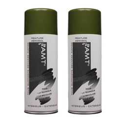 Lot de 2 sprays de peinture - jungle - AMT