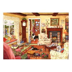 Puzzle 500 pièces - Pièces XXL - À L'Heure Du Thé - HOP - House of Puzzles