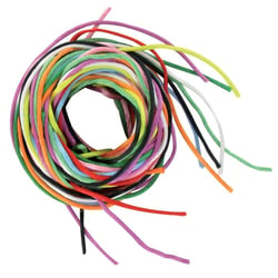 MégaCréa DIY - Cordon en satin 2 mm 2 m Assortiment de 10 fils