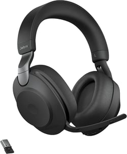 Micro-casque JABRA Evolve2 85 - Mousse, Cuir - 28599-999-989 - Noir - 286 g