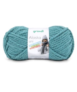 Pelote de laine à tricoter ALASKA - 100gr - Gründl Bleu (23)