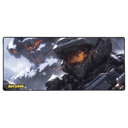 Tapis de Souris Gaming Cyber P01 - Grand Format XXL 900 x 400 mm - Base en Caoutchouc Naturel Antidérapante - Surface Tissu Haute Précision et Vitesse