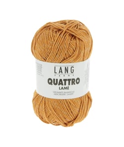 Fil à tricoter de coton QUATTRO LAME - Lang Yarns 11 Jaune