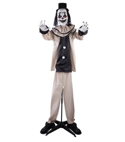 Automate Clown sur pied - animé, sonore, lumineux - 160cm