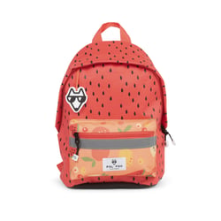 Sac à dos mini maternelle - POL FOX Tutti Frutti - Rouge et orange - motif fruits