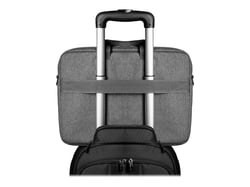 PORT Designs Sacoche PC pour ordinateur portable design et compacte avec sangle de trolley ECO YOSEMITE 15.6 pouces grise