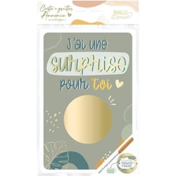 Carte à gratter - Annonce naissance originale - Tu vas être grand frère - 15x10cm