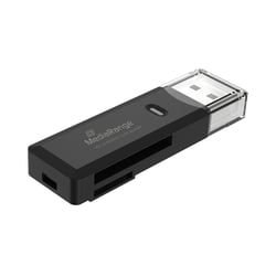 MediaRange Lecteur De Cartes SD Et MicroSD Compact USB Noir