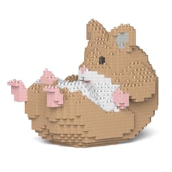 Hamster beige sur le dos Taille standard | JEKCA | 14 ans et +