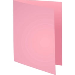Paquet de 100 chemises Super Exacompta 24 x 32 cm carte rigide rose