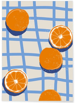 Affiche Les Oranges | A3 : 29,7x42cm
