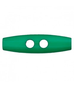 Carte de 2 boutons Tonneaux Vert Mousse 30mm - Union Knopf Vert Mousse