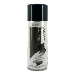 Spray de peinture - Gris foncé - RAL7016 - Brillant - AMT - 330ml - Peinture acrylique