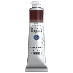 Peinture à l'huile - Extra-fine - Brun transparent - 110 - Lefranc Bourgeois - 40ml