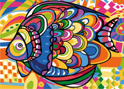 Canevas SEG Poisson 45 x 60 cm
