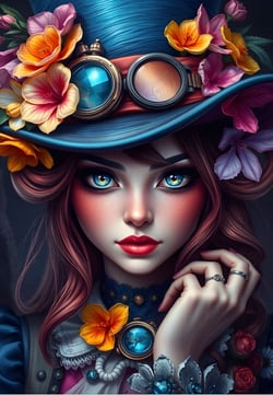 Puzzle 1000 pièces - La Femme au Chapeau - Alipson Puzzle