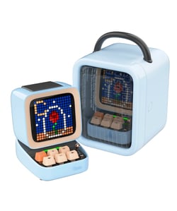 Enceinte Bluetooth Retro PC Pixel Art Ditoo-Pro Bleu - Divoom