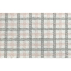 Tissu Tartan Ecossais Andrea sur fond Gris clair
