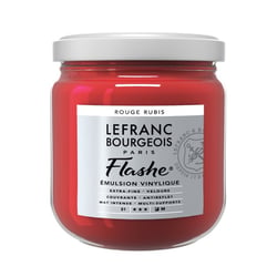 Peinture vinylique - Flashe - Rouge rubis - 388 - Lefranc Bourgeois - 400ml