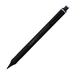 Tombow MONO graph Fine – Porte-mine noir, trait 0,5 mm, dureté HB, gomme intégrée, rechargeable, grip métal à toucher doux [SH-MGF11]