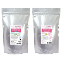 Préparation barbe à papa bleu & rose 800 g