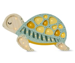 Lampe Veilleuse Tortue Galapagos sauge - Little Lights