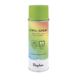 Spray acrylique, vert mai, Boîte 200ml