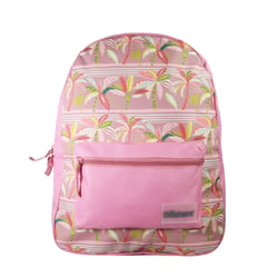 Sac à dos rose palmiers Offshore 1 compartiment- Bagtrotter