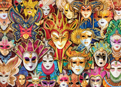 Puzzle 1000 pièces - Masques Vénitiens - Eurographics