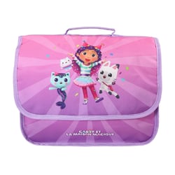 Cartable Scolaire Maternelle 32cm Gabby et La Maison Magique Violet 1 Compartiment  -  Bagtrotter