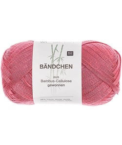 Pelote de Bambou BANDCHEN - Rico Design 04 Rouge