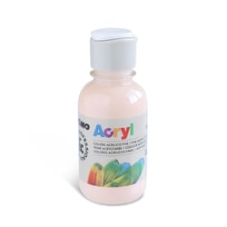 Flacon 125ml Peinture Acrylique Fine Bouchon Flux Control apricot Rose 331 PRIMO