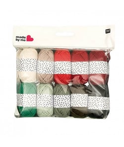 Minis pelotes de coton à tricoter 10 x 10gr - Rico Design 03 Multicolore