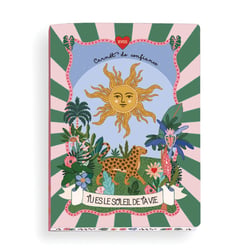 Carnet A5 deluxe - Le Soleil - Hirondelles & Cie