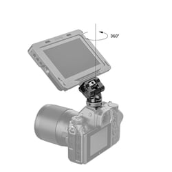 SMALLRIG Support de Moniteur Pivotant et Inclinable avec Adaptateur de Cold Shoe - BSE2346