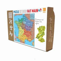 Puzzle carte de France des régions - Puzzle Michèle Wilson