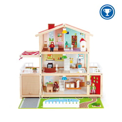 Maison de Poupées, Maison 10 Pièces en Bois avec Accessoires pour les enfants  - Hape