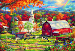 Puzzle 1000 pièces - Chuck Pinson - Country Blessings - Grafika