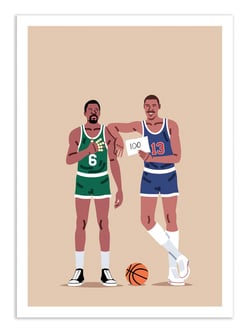 Affiche 30 x 40 cm - Bill and Wilt - Elad Shagrir