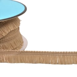 Bobine 25m petite frange 13mm beige