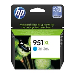 HP 951XL Cartouche d'encre cyan grande capacité authentique (CN046AE) pour HP OfficeJet Pro 251dw/276dw/8100/8600