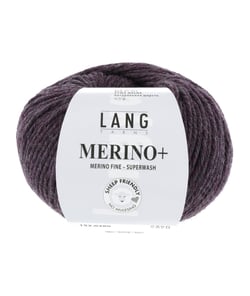 Pelote de Laine à tricoter MERINO + (PLUS) - Lang Yarns Violet (380)