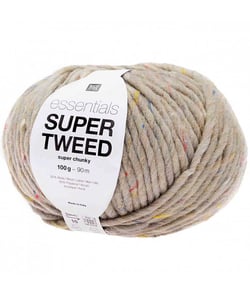 Laine à tricoter Essentials SUPER TWEED Super Chunky 100 gr - RICO Design 05 Gris
