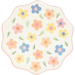 8 Assiettes Happy Flowers